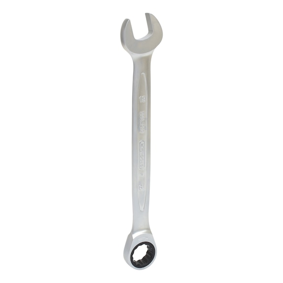 GEARplus ratchet combination wrench, 19 mm on hanger - GEARplus ratchet ring spanner