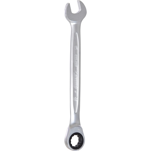 GEARplus ratchet combination wrench, 21 mm on hanger - GEARplus ratchet ring spanner