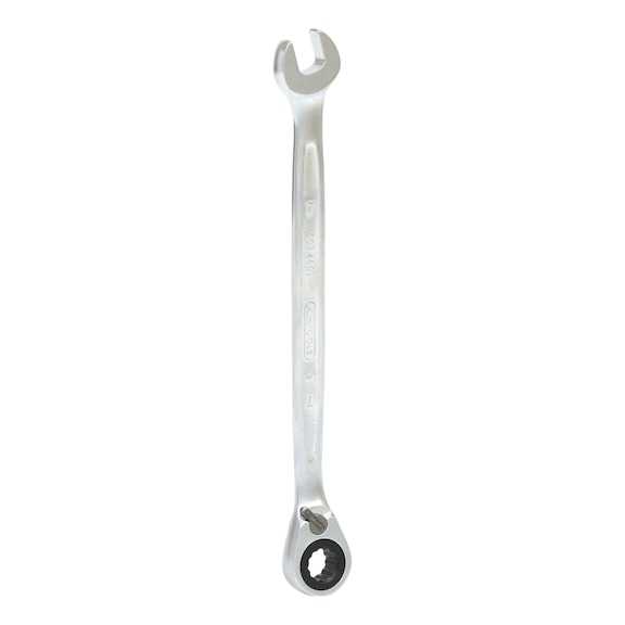 GEARplus ratchet combination wrench, reversible, 7 mm - GEARplus reversible ratchet ring spanner