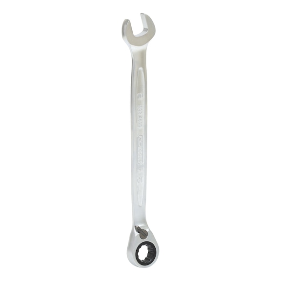 GEARplus ratchet ring spanner, reversible, 10 mm on hanger - GEARplus reversible ratchet ring spanner