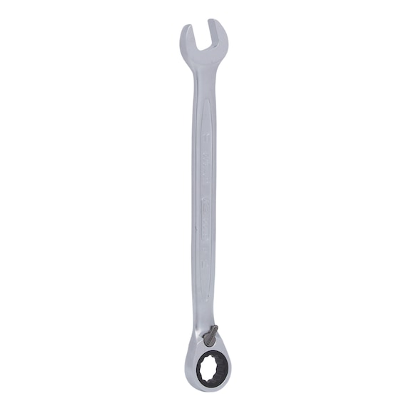 GEARplus ratchet ring spanner, reversible, 11 mm on hanger - GEARplus reversible ratchet ring spanner