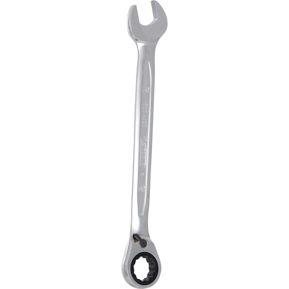 GEARplus ratchet ring spanner, reversible, 30 mm on hanger - GEARplus reversible ratchet ring spanner