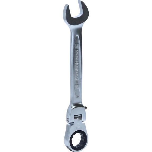 GEARplus jointed ratchet ring spanner, lockable, 14 mm - GEARplus jointed ratchet ring spanner, lockable