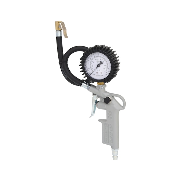 Calibrated compressed air tyre pressure gauge, 0-10 bar - Compressed air tools (other)