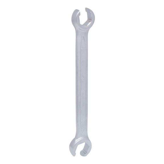 KS TOOLS Open double ring spanner, angled, 16x18 mm - Open double ring spanner