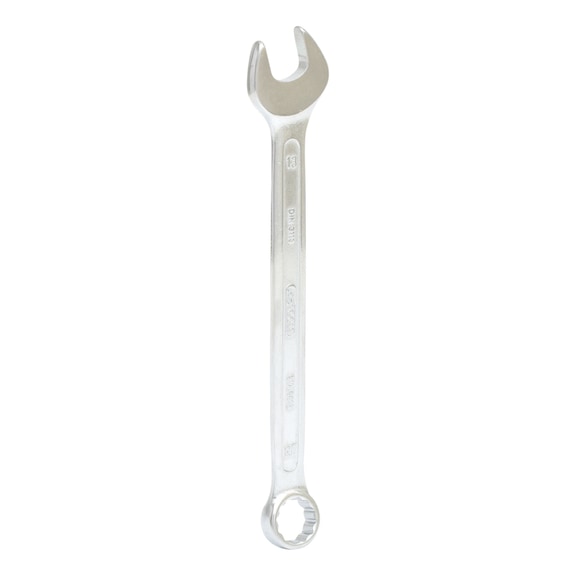 Combination wrench, angled, 13 mm on hanger - Ring spanner, angled
