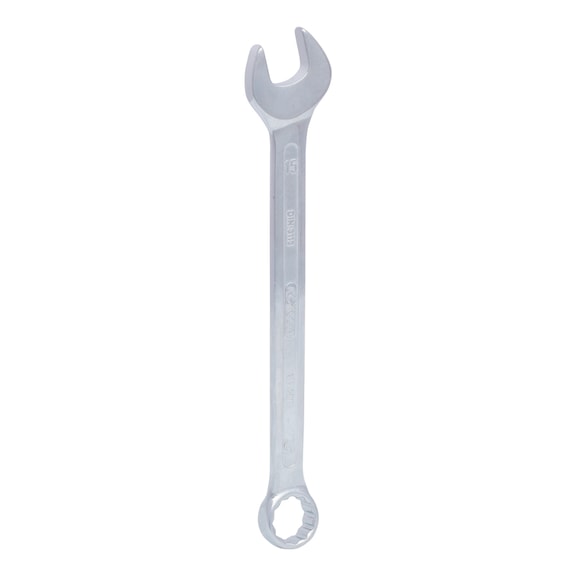 Combination wrench, angled, 15 mm - Ring spanner, angled