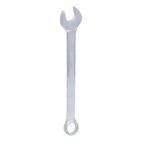 Combination wrench, angled, 16 mm on hanger - Ring spanner, angled