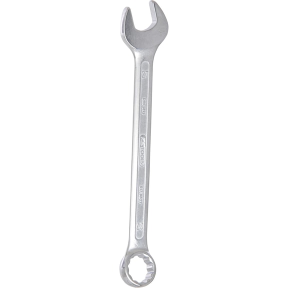 Combination wrench, angled, 27 mm - Ring spanner, angled