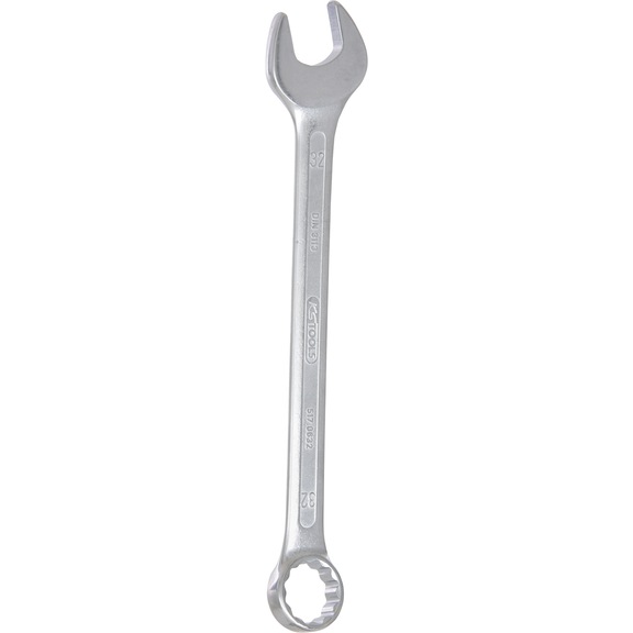Combination wrench, angled, 32 mm on hanger - Ring spanner, angled