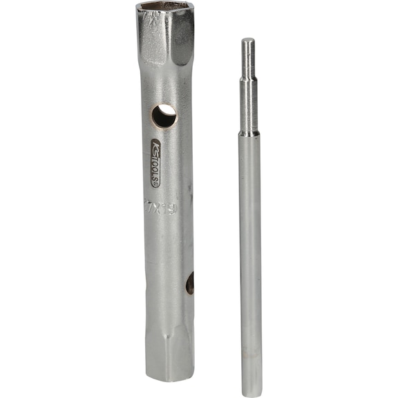 Pipe socket wrench, 17x19 mm on hanger - Pipe socket wrench