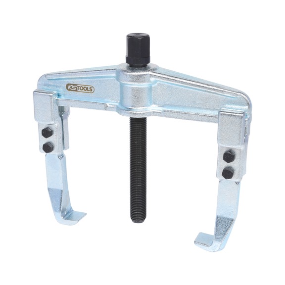 KS TOOLS Universal puller, 2-armed, 25–130 mm, hook 100 mm - Universal puller, 2-armed