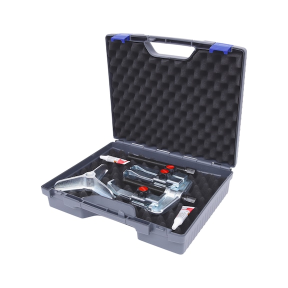Quick-release universal puller set, 7-piece, 20–90 mm - Universal puller, 3-armed