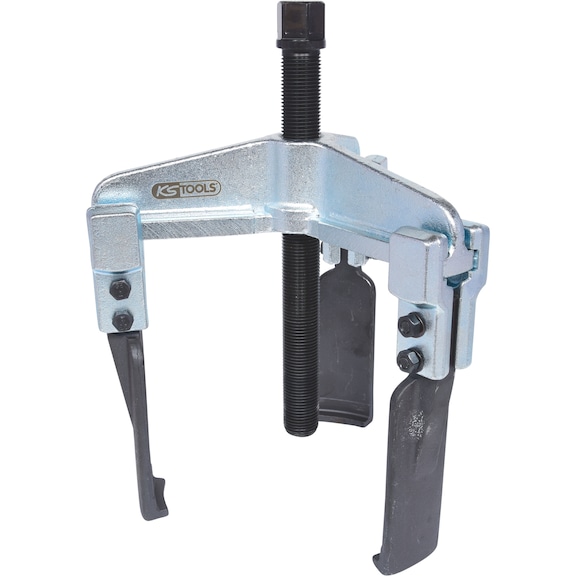 KS TOOLS Universal puller, 3-armed with slim hooks, 50–160 mm - Universal puller, 3-armed