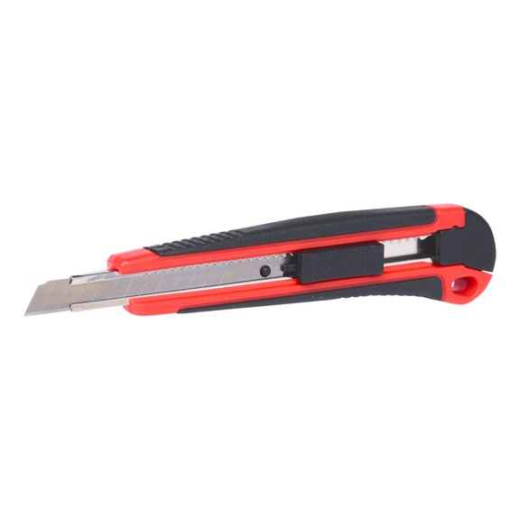 Universal snap-off blade knife, 140 mm, blade 9 x 80 mm - Snap-off blade knife