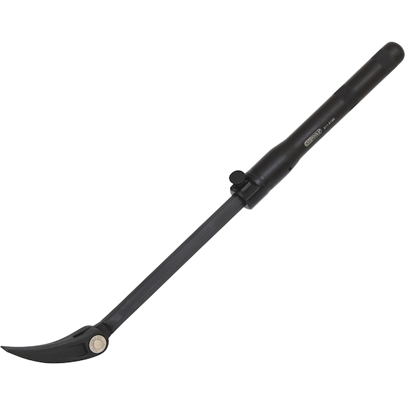 Telescopic articulated roller head crowbar, 325–460 mm - Crowbar