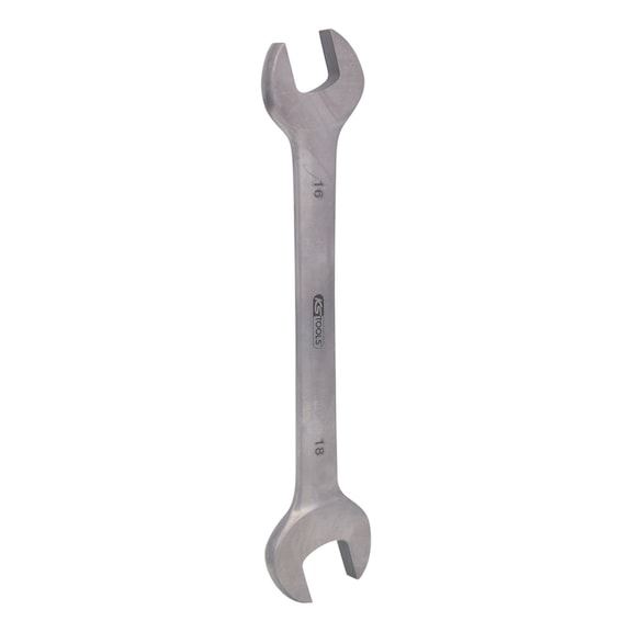 TITANplus combination wrench, 16x18 mm - STAINLESS STEEL TITANplus double open-end wrench