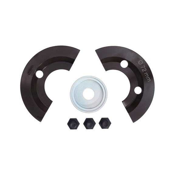 Half-shell supplement set, 6 pieces, for D: 72 mm - Steering system (automotive, unspecified)
