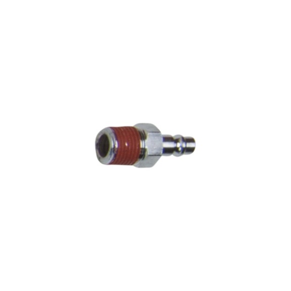 Brass plug nipple with external thread, G1/2 inch male - Plug nipple (compressed air tool accessory)