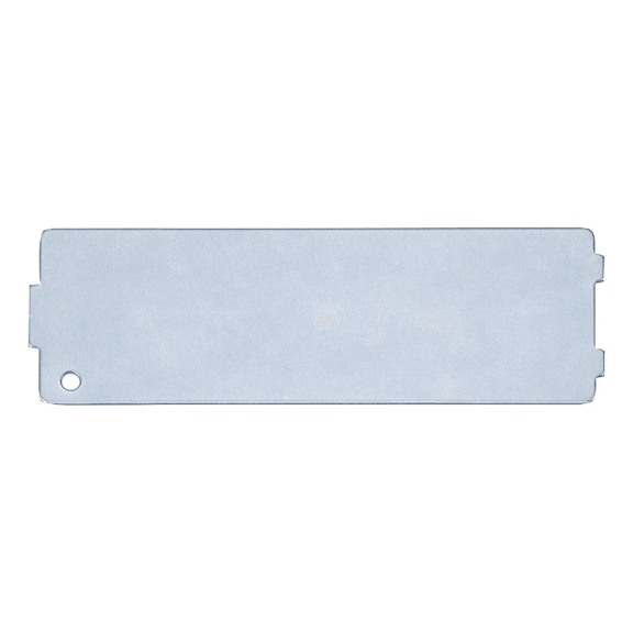 Fine divider, unslotted, 150x50x1.5 mm - Drawer organisation materials (workshop equipment, parts)