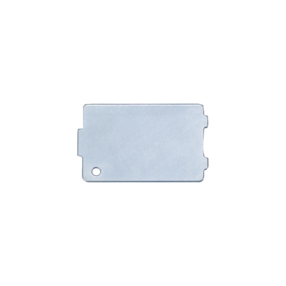 Fine divider, unslotted, 74x50x1.5 mm - Drawer organisation materials (workshop equipment, parts)