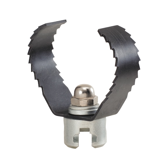 Serrated fork cutting head, D: 150 mm, spiral 22 mm - Sewer cleaning, renovation (sewer work)
