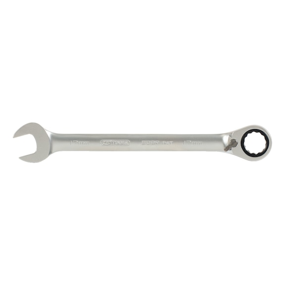 GEARplus RINGSTOP ratchet ring spanner, 15 mm - GEARplus RINGSTOP ratchet ring spanner