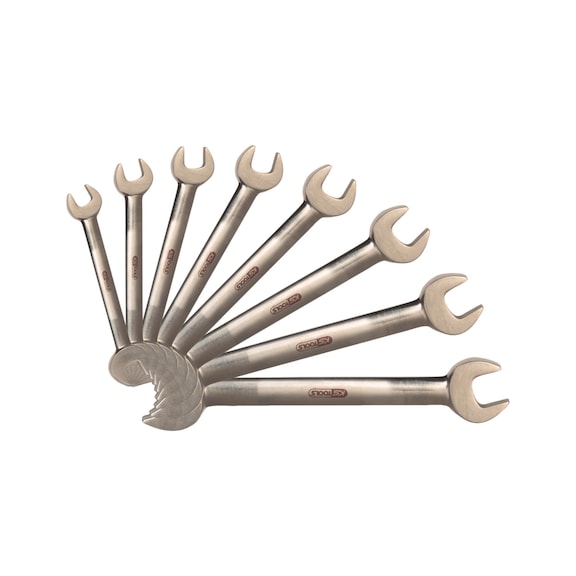 TITANplus combination wrench set, 8-piece - Double-ended spanner set