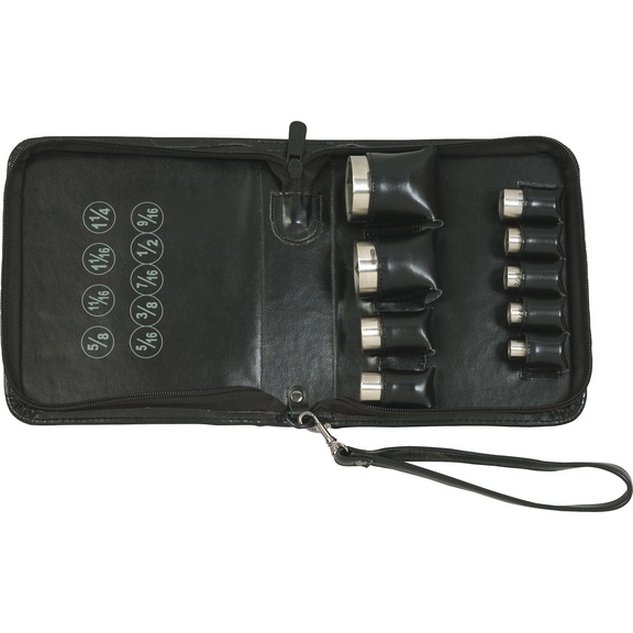 TITANplus socket set, 9-piece, 5/16 inch -1.1/4 inch - Socket wrench (set)