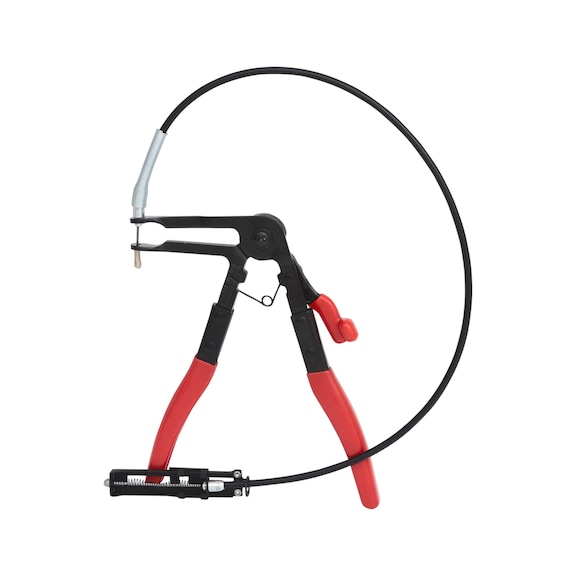 Hose clamp pliers with Bowden cable, 650 mm - Hose clamp pliers