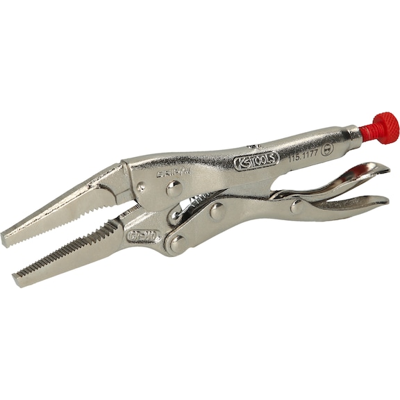 Long-jaw locking pliers, 125 mm - Grip pliers