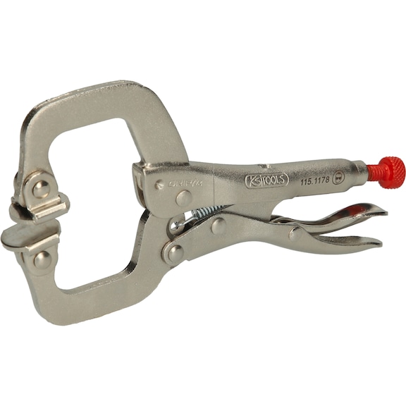 Welding clamp locking pliers with movable jaws 0-25 mm - Grip pliers