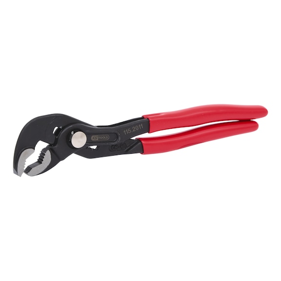 Water pump pliers with push-button adjustment, 175 mm - Water pump pliers