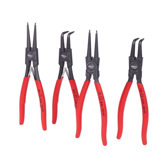KS TOOLS Fuse pliers set, 40–100 mm, 4 pieces - Pliers set
