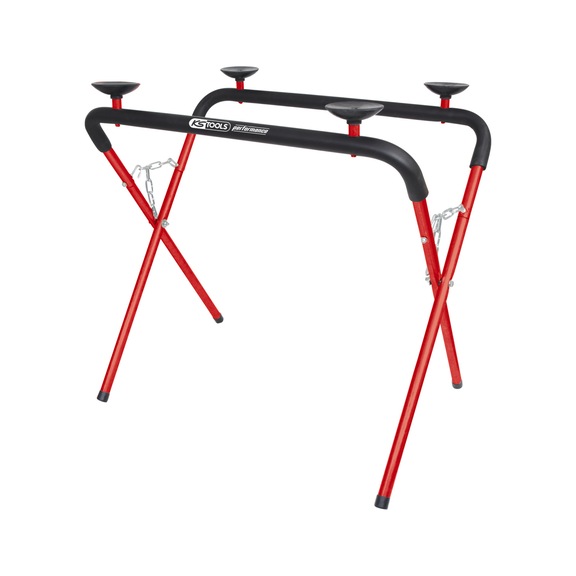 KS TOOLS Performance windscreen storage table with rubber discs, 1160 mm - Storage tables
