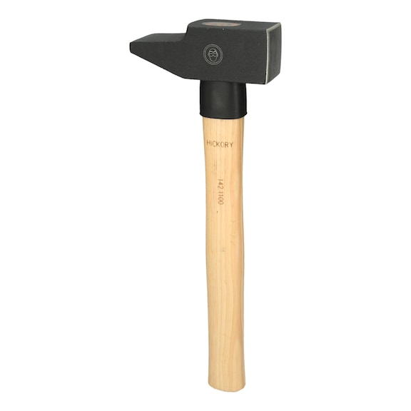 Hammer, hickory handle, French shape, 1000 g - Sledgehammer