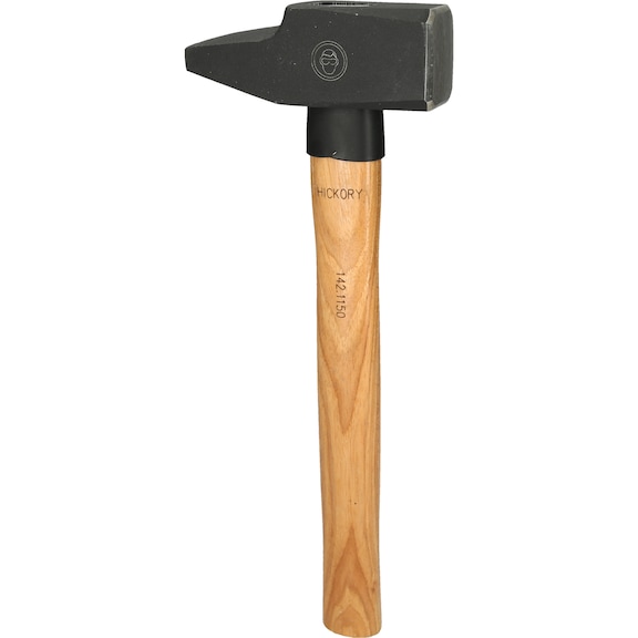 Blacksmith's hammer, hickory handle, French shape, 1500 g - Sledgehammer