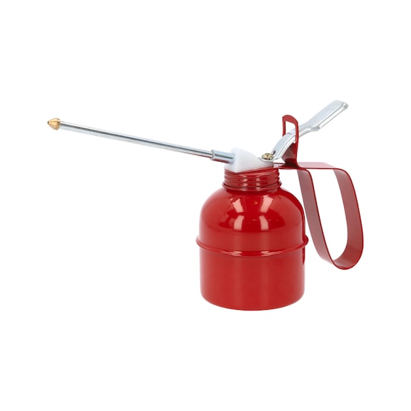 Metal oil can with pump - Lubrication device (oil, parts)