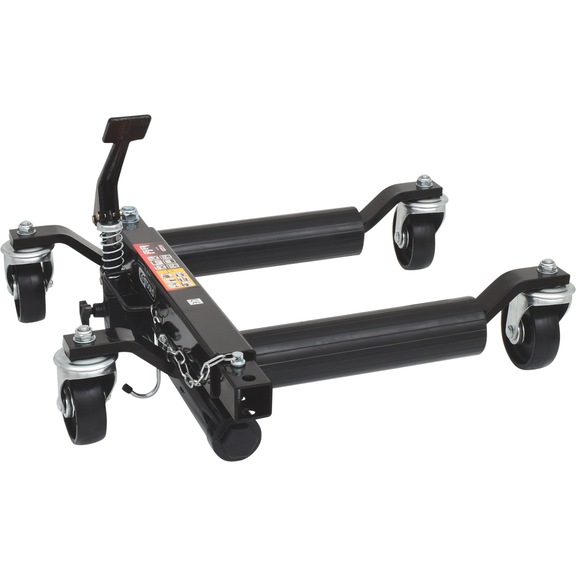 Hydraulic manoeuvring aid, plastic support rollers, 305 mm - Shunting jack (hydraulic)