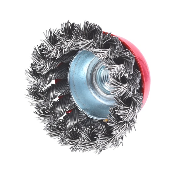 Stainless steel wire cup brush 0.5 mm, D: 65 mm - Wire brush