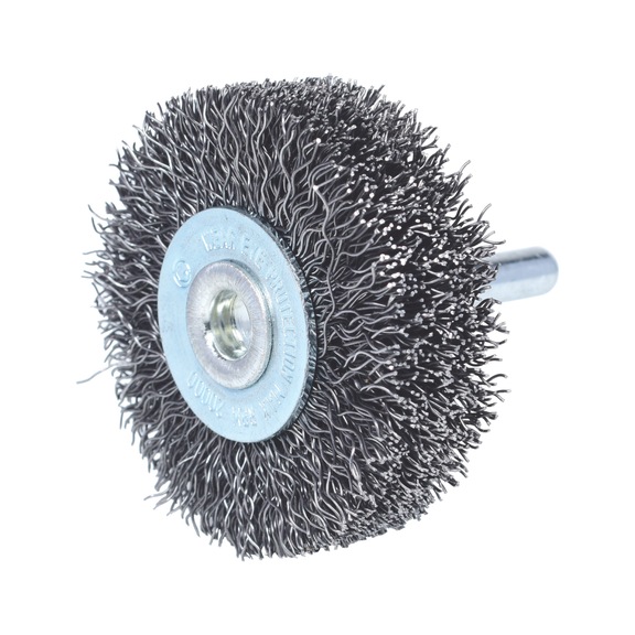 Steel wire brush disc 0.3 mm, D: 50 mm - Brushes