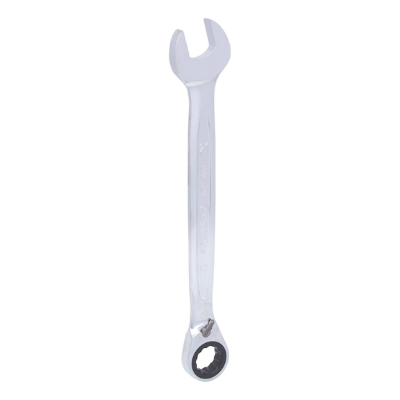 GEARplus ratchet ring spanner, reversible, 21 mm - GEARplus reversible ratchet ring spanner