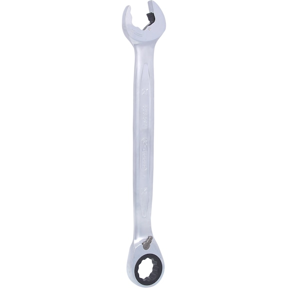DUO GEARplus combination wrench, open-end ratchet function 21 mm, reversible - DUO GEARplus reversible ring spanner