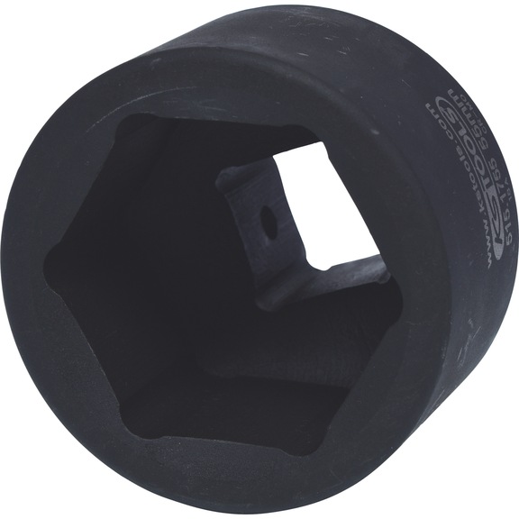 1 inch hex power socket, short, 55 mm - 1-inch hex power socket