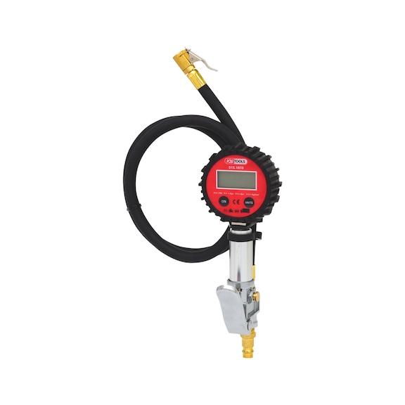 Digital compressed air tyre pressure gauge, 0-14 bar - Compressed air tools (other)