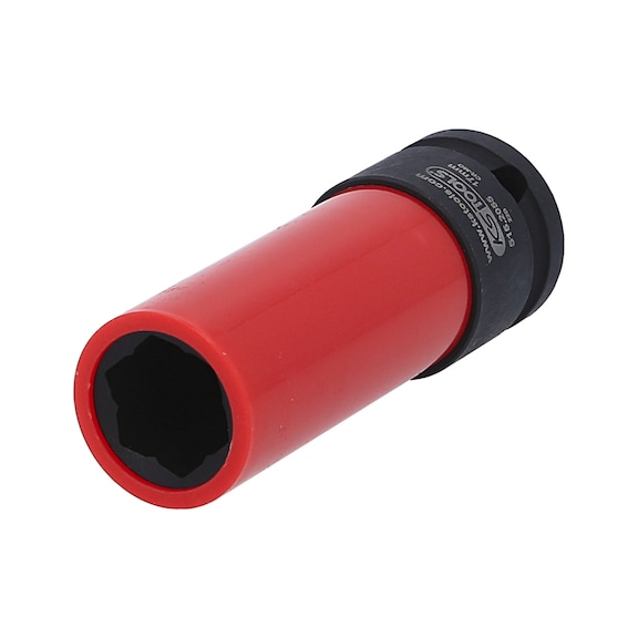 Special aluminium rim special profile power socket for Mercedes, long, 17 mm - Socket tool (other)