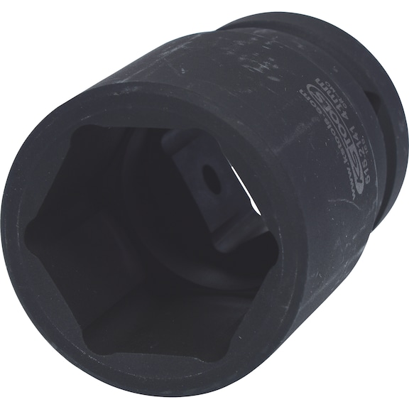 1 inch hex power socket, medium length, 41 mm - 1-inch hex power socket