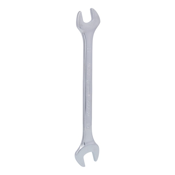 CHROMEplus combination wrench, 14x15 mm on hanger - CHROMEplus double open-end wrench