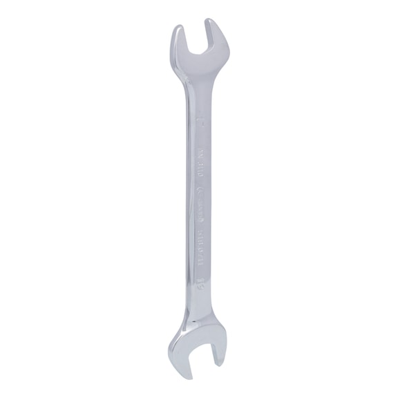 CHROMEplus combination wrench, 17x19mm on hanger - CHROMEplus double open-end wrench