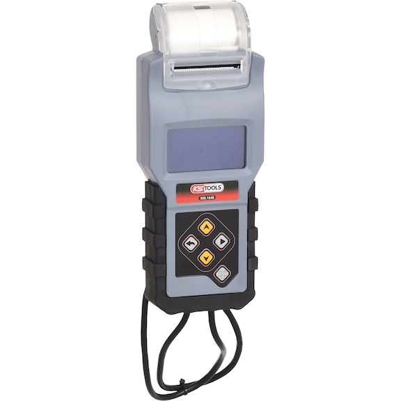 KS TOOLS 12V digital battery and charging system tester with integrated printer - Battery tester
